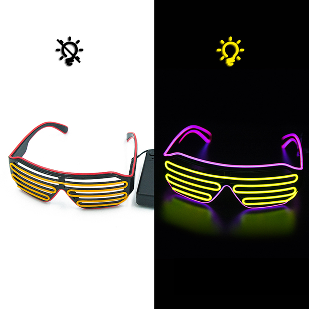 Gafas neon festivales